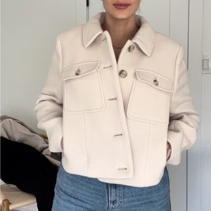 J Crew Italian Boiled Wool Lady Jacket